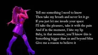 Ariana Grande - love me harder (live) [lyrics]