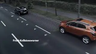 Front Kollisionswarner der Opel Mokka X online video cutter com
