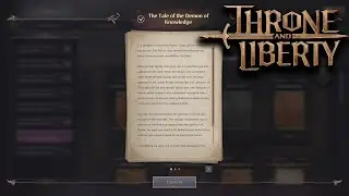 The Tale of Demon Knowledge - Near The Sanctuary Oasis Collection Codex THRONE AND LIBERTY