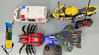 Unboxing Futuristic RC Toys! Drone, Motorbike & Spider Robot in ASMR Review