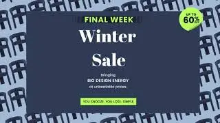 Final Week | The Big Winter Sale | up to 60% off