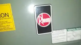 Honeywell programable thermostat & The 2011 Rheem air handler!