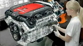 Inside AMG Secret German Factory &ndash; Building powerful 4-cylinder and V8 engines