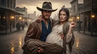 She Was Pregnant And Bleeding After Being Kicked, The Cowboy Carried Her Gentle Through The Storm