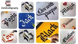 Best Calligraphy Compilation &ndash; Pilot Parallel, Leonard Nibs & iPad Digital Calligraphy