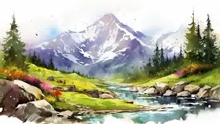 Smart TV Art Gallery | Water Color Arts | Screensaver Ambient Mode | HD4K