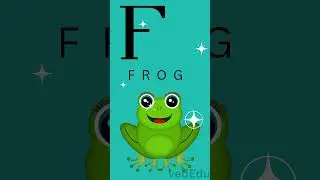 🐸 F for Frog 🅵 | Alphabet for Kids | Preschool Learning  #kidsplaytime  #colorfulletters
