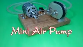 DIY - Как сделать v2 Mini воздушный насос | Мини воздушный насос аквариума