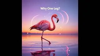 Why Do Flamingos Stand on One Leg? #animalfacts #facts #funfacts #animals #quickfacts #flamingo
