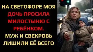 НА СВЕТОФОРЕ МОЯ ДОЧЬ ПРОСИЛА МИЛОСТЫНЮ С РЕБЁНКОМ. МУЖ И СВЕКРОВЬ ЛИШИЛИ ЕЁ ВСЕГО
