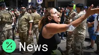 Protests In Martyrs Square Beirut
