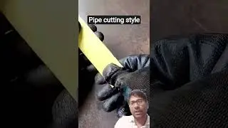 new cutting style in piping section #pipingwork #pipelinework #fabrication #weldingwork