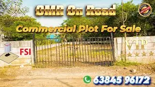 OMR On Road Commercial Plot For Sale In Chennai #ecr #home #omr #gst #house #srm #realestate