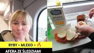 DZIEŃ ŚWIRA! Pasażerka je rybę w przedziale w pociągu!