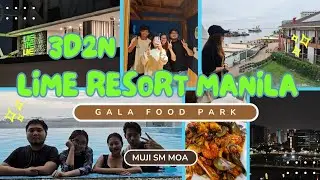 3D2N at LIME RESORT MANILA + GALA FOOD PARK + CAPYBARAS | Double Date Adventures