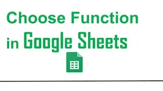 How to use Choose Function in Google Sheets in Hindi