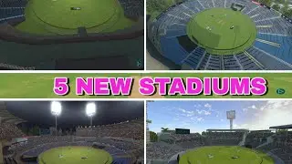 5 NEW STADIUMS IN RC22 (1.1 version) UPDATE.
