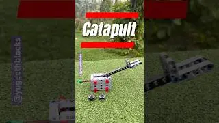 Checkout this mediaeval brick toy creation, Catapult #yugeethblocks #brickmania #shorts #kidsgame