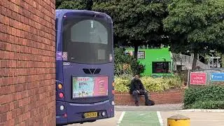 Here is the First bus 63297 on the A4 in Heathrow Monday 28 July 2025
