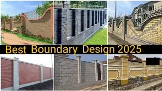 60+ Best Boundary Wall New Design 2025 || Wall Design || Compound Wall Design || Front Boundary Wall