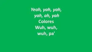 Verde J Balvin Song Lyrics Translation In English