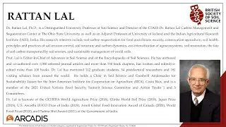 Annual Conference 2021: Soil Health - Dr Rattan Lal