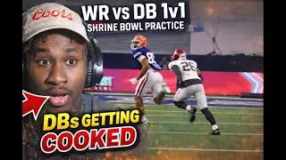 IT GOT PHYSICAL!! Shrine Bowl WR vs DB 1v1 Day 1 REACTION + TECHNIQUE BREAKDOWN by @CHAMPSIDE