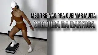 Como perder gordura da barriga, treinando em casa 