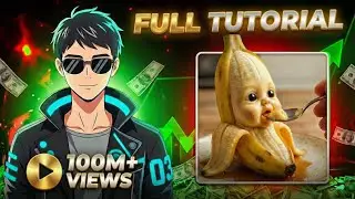 AI Banana Baby Video Kaise Banaye 🤯 | 100M Views Viral AI Thumbnail Tutorial | Full Guide