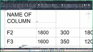 column schedule AutoCAD Bangla tutorials |working drawing |bsmmulticadbysayful|