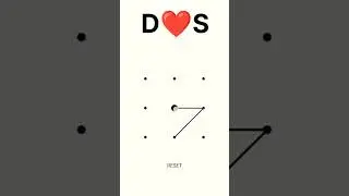 D❤️S ka pattern Lock 🔒