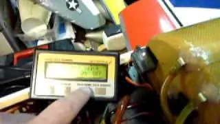 RC turbine plane flameout alarm circuit