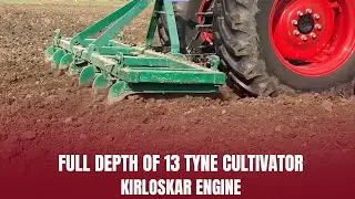 Kartar tractor with Full depth of 13 tyne cultivator