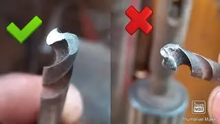 How to sharpen drill bit #easy way /kasari drill bit dhar laune#