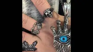 Explore the unique charm of Gothic style with our jewelry! #gthic #ring #skull #alternative #gothic
