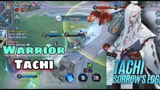 AoV - Best Warrior Tachi || Most Safe way to play with Tachi || Pro gameplay - Arena Of Valor