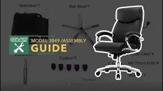COLAMY Office Chair 3049 Assembly Guide 2022