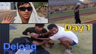 Deload week day 1 #workout#hostel#running