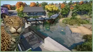 🐆Jaguar habitat with a restaurant | Soliuko Zoo | Planet Zoo | speedbuild🍁