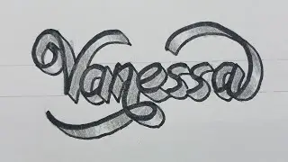 3d Drawing Calligraphy Name For Beginners / How To Draw Art On Paper Step By Step 32