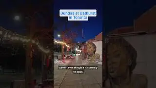 Toronto After Dark: A Night Walk on Dundas Street West #Shorts