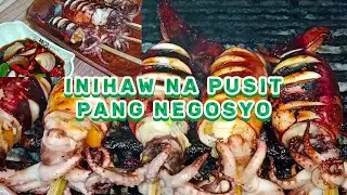 PAANO GUMAWA NG INIHAW NA PUSIT |PANGNEGOSYO |PANGBENTA  w/ coasting #ihawihaw #hanapbuhay