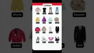 Clothes Vocabulary for Beginners | Learn English Words with Pictures