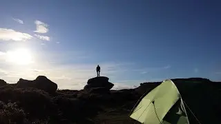 WILD CAMP, Higger Tor, PEAK DISTRICT, Carl Wark Fort