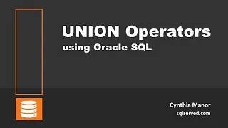 Oracle SQL UNION Operator