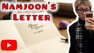 RM's Weverse Letter | ENG| NAMJOON #bts #rm 