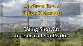 Using ShotCut to transcode to ProRes - Tutorial