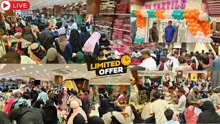 Biggest SALE! Start YS Textiles Grand Successful OFFER! New Opening Hyderabad Shopping
