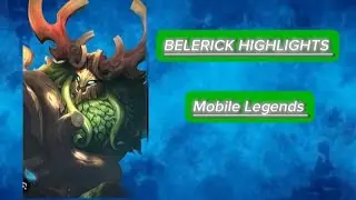 Playing Belerick in solo rank in Mobile Legends 