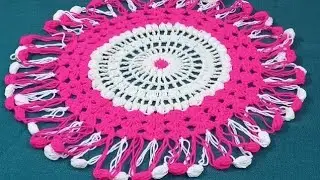 very easy to making thalposdesign/woolen rumal//crochet thalpos designक्रोसिया से थालपोस 